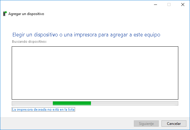 Agregar impresora
