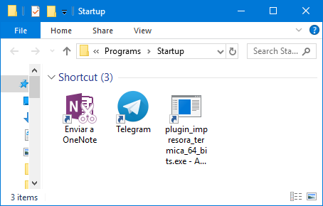 Ejecutable agregado a Startup de Windows